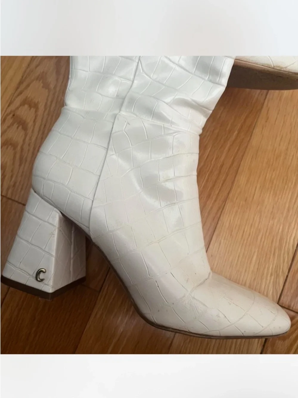 Circus by Sam Edelman crocodile knee high gogo boots - Picture 4 of 8